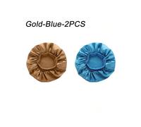 (Mix-2pcs-5) New Women's Satin Solid Wide-brimmed Sleeping Hat Unisex Head Wrap Elastic Band Cap Hair Care Bonnet Night Hat bonnet de nuit