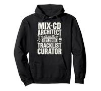 Mix CD Architect Tracklist Curator Retro Audio Graphic Pullover Hoodie