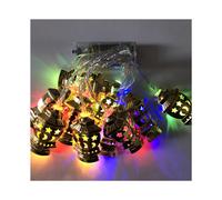 (Mix Color, 1.65m-10LEDS) Ramadan Eid Mubarak Lantern Led Fairy String Light Moon Star Muslim Decor Islam