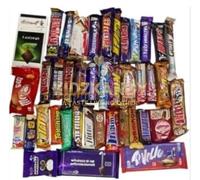 Mix Different 42 Chocolate Bars Gift Hamper For All Occasions "Taste The Sweetness In Every Bite" Twisty Treat, Special For Easter Christmas,Birthday