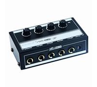 mix electronic organ accompaniment 6.35 ts 6.5 mm jack bass mono Microphone 1/4 inch Guitar mic Professional Sound Mixer Low-Noise Audio Amplifier for Keyboards Musical Instruments
