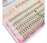 Mix Length In One Tray 8/9/10/11/12mm Grafting False Eyelashes Individual Lashes Fairy Style A Shape 10DEye Lash Extension Handmade Grafting Cluster (jiaxin-mix)