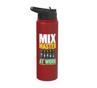 Mix Master At Work Audio Stainless Steel Insulated Water Bottle