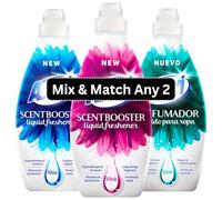 Mix & Match Any 2 Spanish Cleaning Products Bundle, Fabric Clothes Scent Booster 720ml Each, Fresh Laundry Fragrance Long Lasting Perfume, Blue, Pink or Green Choice
