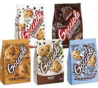 Mix Pavesi - Assorted Pack with Chocolate Gocciole, Caramel, Coconut, Wild and Extra Dark - Biscuits with Chocolate Drops