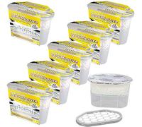 Mix Scented Dehumidifier Condensation Damp Mould Interior Moisture Absorber Condensation Remover - Wardrobe Kitchen Caravan Office Garage Bathroom Basement (6, Vanilla)