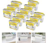 Mix Scented Dehumidifier Condensation Damp Mould Interior Moisture Absorber Condensation Remover - Wardrobe Kitchen Caravan Office Garage Bathroom Basement (24, Vanilla)
