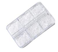 Mix Size White Art Tip Half Pearls 3d Beads Rhinestones Decoration Tool Beauty Manicure Supplies