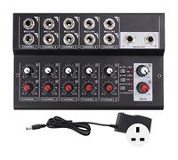 MIX5210 Sound Mixer, Digital Mixer, 10 Channel Compact Studio Mixer, Keyboards Mixer, Compact Stereo Mixer, Sound Mixer, USB Mixer, Small Bluetooth Audio DJ Mixer for Home Studio Recording(#2)