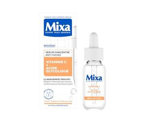 Mixa - Anti-Stain Concentrate - For Dark Tones - Enriched with Vitamin C and Glycolic Acid - 30ml