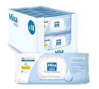 Mixa Baby Thermal Water Wipes - Pack of 18 x 48 Wipes