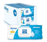 Mixa Baby Water Cleansing Wipes, Pack of 18 x 48 Wipes
