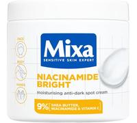 Mixa Body Cream Niacinamide Bright Moisturizing Anti-Dark Spot 400ml | With 9% Niacinamide, Shea Butter, Vitamin C, Dark Spot Corrector For Uneven Tone, Body Care Cream