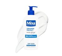 Mixa Body Lotion, Ceramide Protect, Moisturiser for Dry Skin, Enriched with 6% Glycerin, Lipids & Ceramides, Fragrance Free, Hypoallergenic Formula, 48H* protection against dryness, 400ml