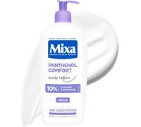 Mixa Body Lotion, Panthenol Comfort, for very sensitive skin, For babies, children & adults, 10% Glycerin & Panthenol, instant skin relief & anti-itch protection, fragrance-free, 400ml