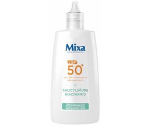 Mixa Daily UV Fluid SPF50+ Anti-Impurities, High Protection Against UV Radiation, Reduces Impurities by up to 66%, 40 ml
