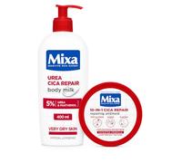 Mixa DUO Urea Cica Repair+ Renewing Cream 400ml and 10-in-1 Cica Repair Ointment 150ml
