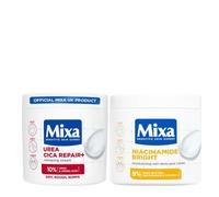 Mixa DUO Urea Cica Repair+ Renewing Cream 400ml and Niacinamide Bright Moisturizing Anti-Dark Spot Cream 400ml