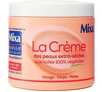 Mixa Intensive - Face, Body, Hand Cream - For Extra-Dry Skin - 100% Vegetable Oils - Hypoallergenic - 400ml