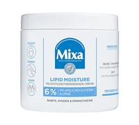 Mixa Lipid Moisturising Cream with 6% Lipids and Vegetable Glycerine for Dry Skin, for the Care of Skin, Face, Body and Hands, for the Whole Family Lipid Moisture, 400 ml