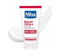 Mixa Multi-Use Balm Cica+, Multi-Use Recovery Balm for Irritated Dry Skin, with 12% Glycerin, Panthenol & Squalane, Suitable for Face, Body & Lips, Hypoallergenic, 50ml