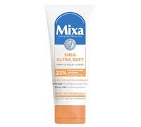 Mixa Shea Ultra Soft Hand & Nail Cream - Nourishing Hand Balm for Dry, Cracked and Rough Hands, Protection & Intensive Care with Glycerine and Shea Butter, 100 ml