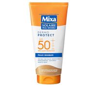 Mixa Solar Milk for Sensitive Skin - Sun Lotion, Very High Protection SPF50+ UVA, UVA Long, UVB - Allergic Skin Against Sun - Waterproof - Hypoallergenic - Perfume Free - 175ml