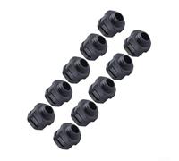 Mixabloem 10 Piece Waterproof Breathable Vent Valve M8 1.25 To M20 1.5 Thread Exhaust Pressure Relief Valves For For Outdoor Security Light Installations(M10-1.5)