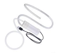 Mixabloem For Household Portable Electric Water Transfer Pump, Lightweight USB Auto Siphon Pump, For Fish Tank Maintenance Brewing Vessel Liquid Draining(1Meter)