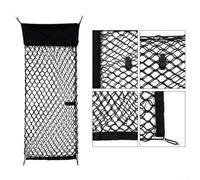 Mixabloem High Elastic Double Layer Envelope Cargo Storage Net 130x45Cm, Expandable Pickup Truck Bed Organizer For Outdoor Travel Use