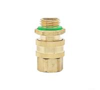 Mixabloem High-Pressure Copper Quick Connector for Agricultural Dosing Plunger Pumps and Sprayers - 35mm Small / 39mm Big (14×1.5) Brass-Compatible Thread, Leakproof(Small)