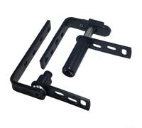 Mixabloem Saloon Door Hinge for Café, Bar & Barn Doors - 304 Stainless Steel Self-Returning Double-Swinging Hinge, Rust-Resistant, Heavy-Duty Load Capacity up to 20 kg,(M)