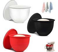 Mixaid Silicone Liners for Kitchen Tilt-Head 5 Qt Mixers, Silicone Mixing Bowl Liners, Kitchen Aid Mixer Bowl Accessories and Attachments for Baking and Cooking, Replacement Mixers Bowls(3PCS)