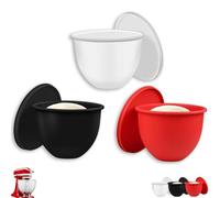 Mixaid Silicone Liners for Kitchenaid Official Tilt-Head 5 Qt Mixers Kitchen Aid Silicone Bowl Insert, Mixer Attachments & Accessories, with Pour Spout Replacement Mixers Bowls (All Colors)