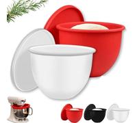 Mixaid Silicone Liners for Kitchenaid Tilt-Head 5 Qt Mixers - Mixer Attachments & Accessories - Kitchen Helper Silicone Liners for Baking and Cooking, Replacement Mixer Bowls No Longer Needed