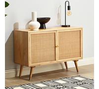 mixco wooden sideboard with 2 doors in natural
