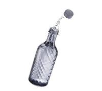 mixcover Glass bottle compatible with SodaStream Crystal 2.0 - Unique design and 10% more volume, soda stream accessories, glass jug
