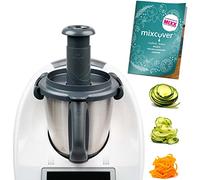 mixcover Improved Spiral Cutter for Making Vegetable Noodles Compatible with Thermomix TM6 TM5, Thermomix Accessory, Easily and Quickly Make Vegetable Pasta with The TM Accessory