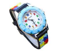 Mixe First Time Teacher Kids Analog Wrist Watch Cartoon 3D Silicone (Puzzle)