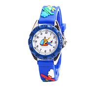 Mixe Time Teacher Boys Girls Kids Analog Wrist Watch Cartoon 3D Silicone