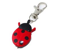 Mixe Unisex Pendant Ladybug Lady Bug Gold Sliver Quartz Chain Pocket Watches (Red)