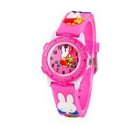 Mixe Waterproof 3D Cute Cartoon Digital Silicone Wristwatches Time Teacher Gift for Little Girls Boys Kids Children