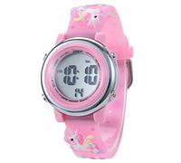 Mixe Waterproof 3D Cute Cartoon Digital Silicone Wristwatches Time Teacher Gift for Little Girls Boys Kids Children