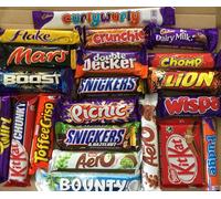 Mixed 21 Chocolate Bars Gift Hamper For Birthday, anniversary For Loved Ones