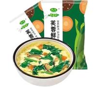 Mixed 7-Flavor Freeze-Dried Soup, Instant fresh vegetable soup, freeze dried vegetable soup, corn soup, seaweed spinach soup, healthy breakfast, nutritious side dishes (Fresh vegetable,30pack)