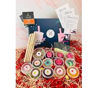 Mixed Bubble Tea Kit (Easter Special) | 6 Mixed Tea Flavours, 6 - Popping Boba & Jelly Toppings, Tapioca pearls bubble tea (Serves 6) | Green tea and Assam bags by Boba Bar London.