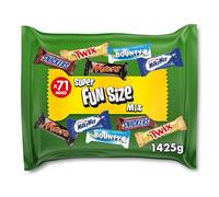 Mixed Bulk Chocolate Bag 1.4kg, 71 Fun Size Chocolate Bars, Mars, Twix, MilkyWay, Snickers & Bounty, Ideal for Gift, Hampers, Snacks, Party Bags