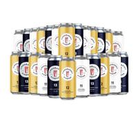 Mixed case of Vinohradský Pivovar 11,12,13 Czech Unflitered Lager| case of 24 | 500ml cans