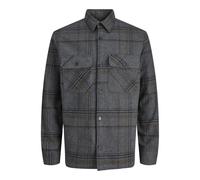 Mixed check overshirt Jack & Jones Rayle Gris L