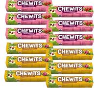 Mixed Chewist Fruit Salad x6 and Chewits Strawberry 30g x6 (Total12 Pack) Gummy Hamper Best Selection For All Occasions